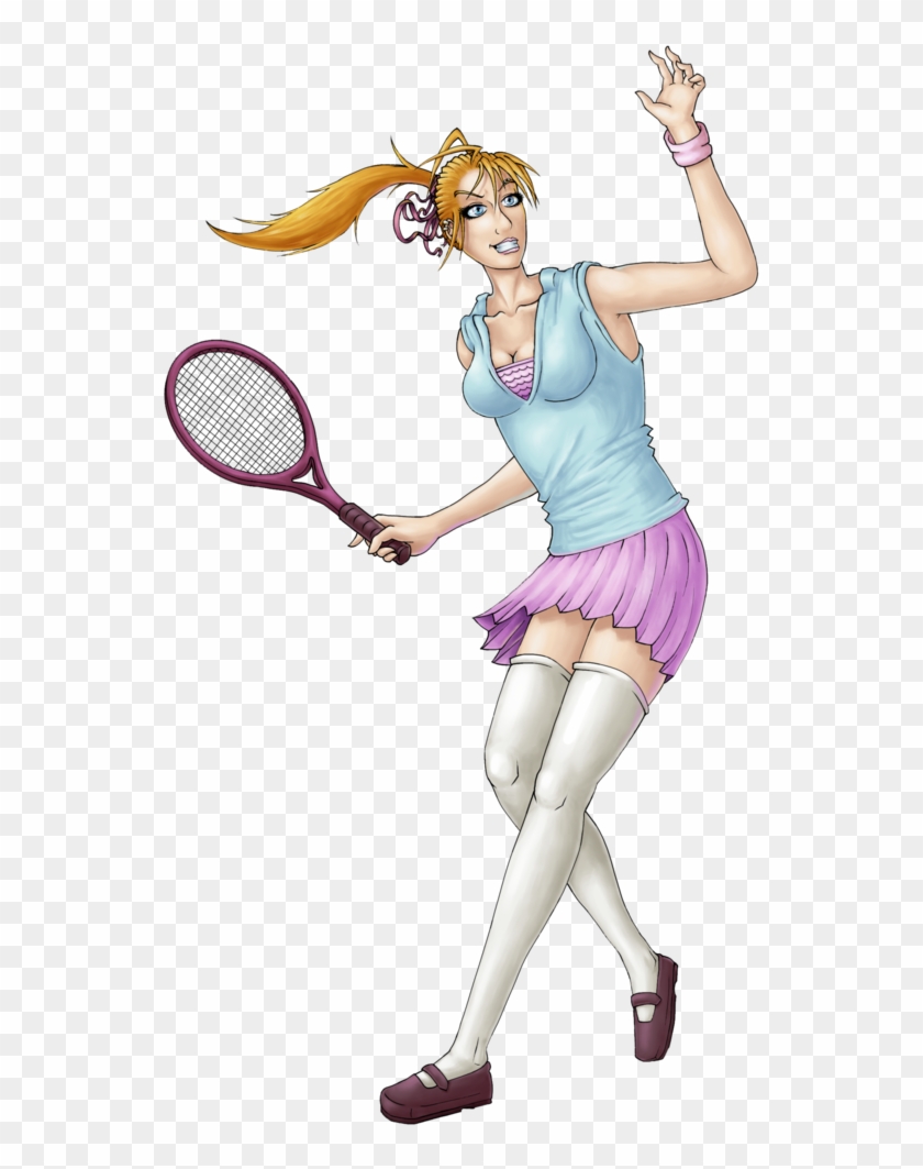 Female Tennis Player By Theshard1994 On Deviantart - Soft Tennis #342851