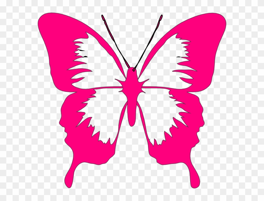 Pink Butterfly Clip Art - Butterfly Clip Art Pink #342925