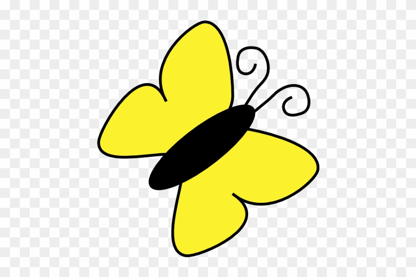 Yellow Butterfly Clipart Png #342974