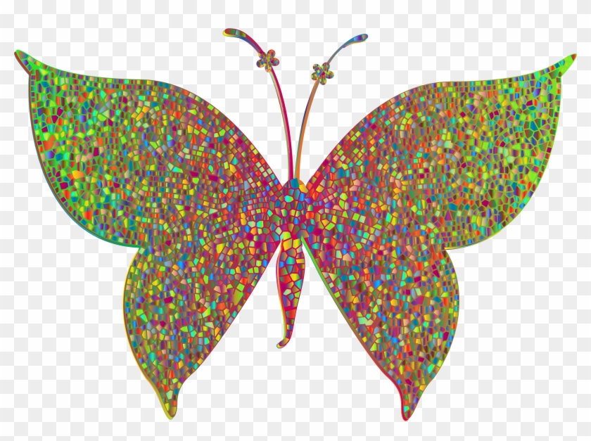 Big Image - Colorfull Butterflies Clipart Hd #342990
