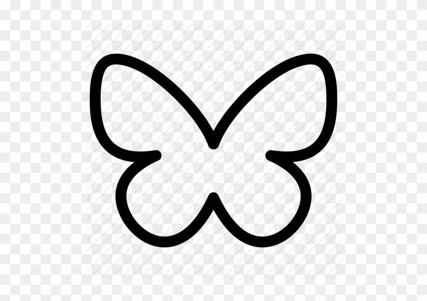 Drawing Clipart Black And White Best Photos Butterfly - Butterfly Outline Vector #343053