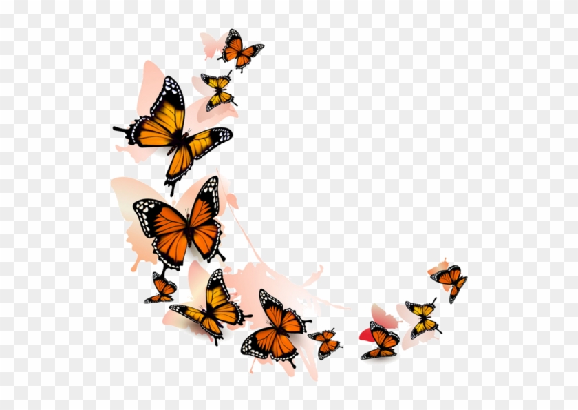 Clipart Butterflies - Monarchbutterfly Png #343105
