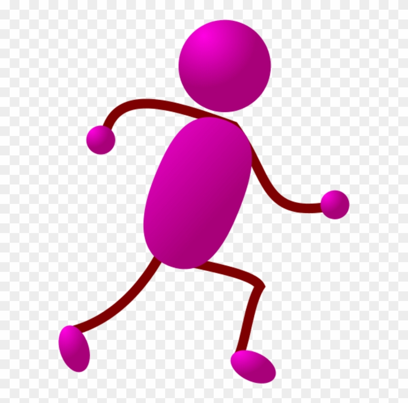 Stick Man Running Clipart Clipart - Stick Man Running #343156