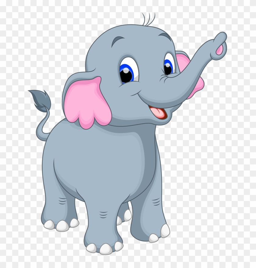 Cartoon Elephant Vector [преобразованный] - Elephant Cartoon #343171