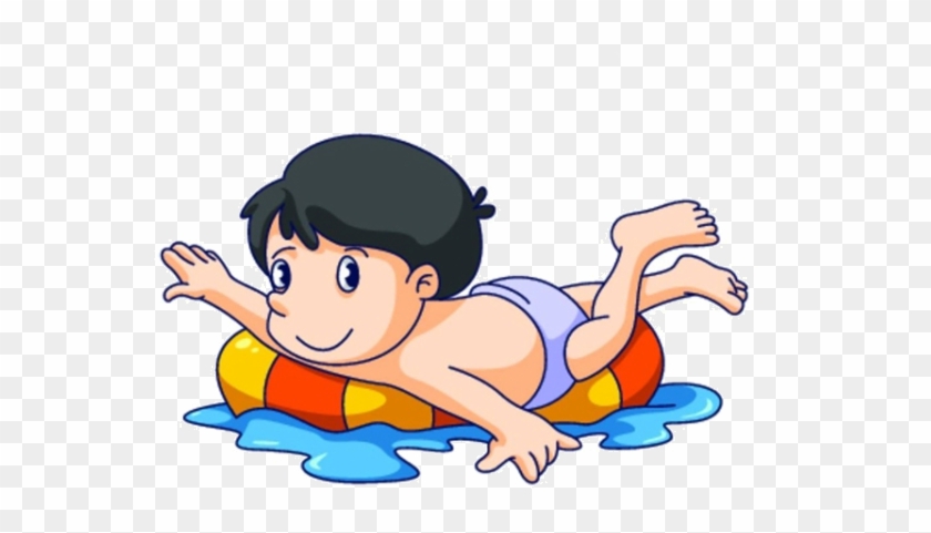 Swimming Pool Child Stock Photography Clip Art - Cartoon Person Swimming #343196