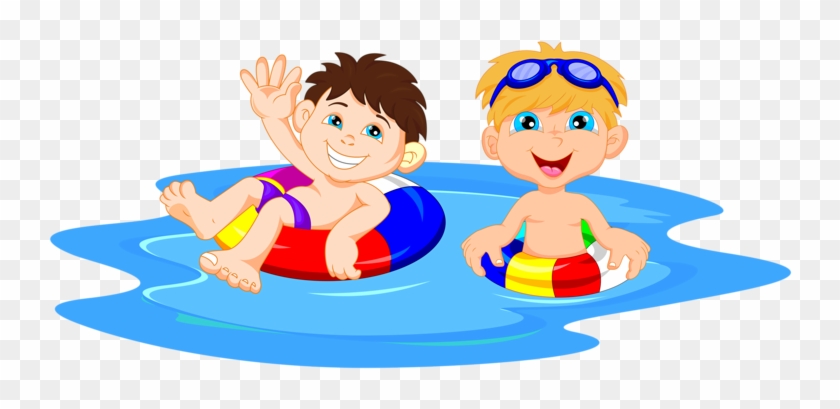 Swimming Pool Cartoon Boy - Swimming Cartoon #343201