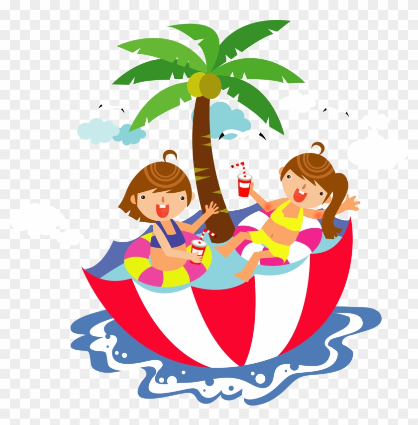 Child Swimming Pool Clip Art - Child Swimming Pool Clip Art #343235