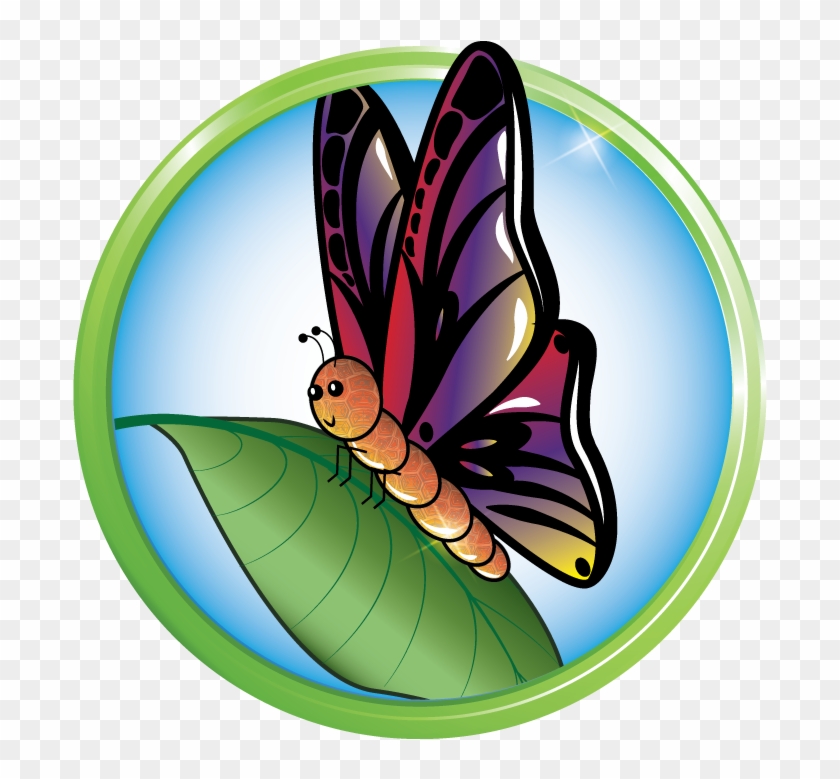 Munzee Easy As Pi Monarch Butterfly Badge Clip Art - Munzee #343250