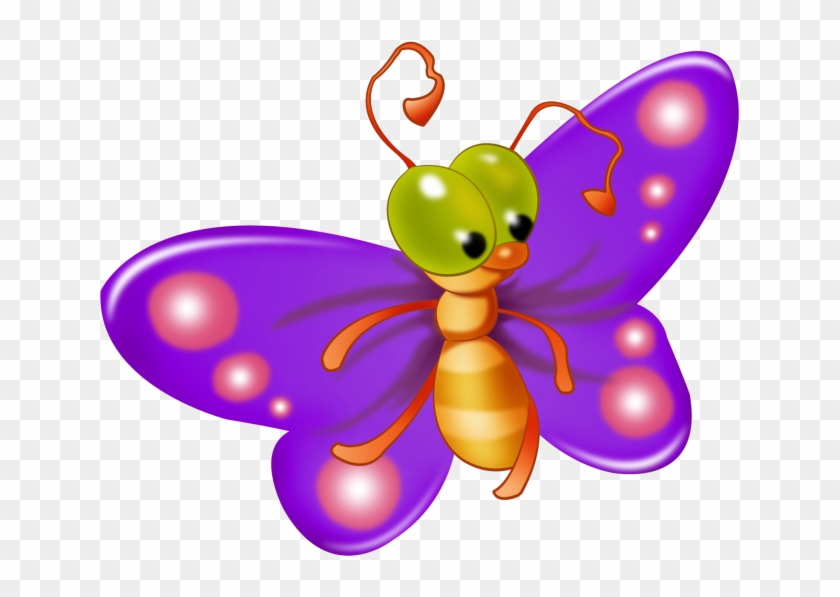 A Purple Butterfly - Butterfly Clipart With Transparent Background #343416