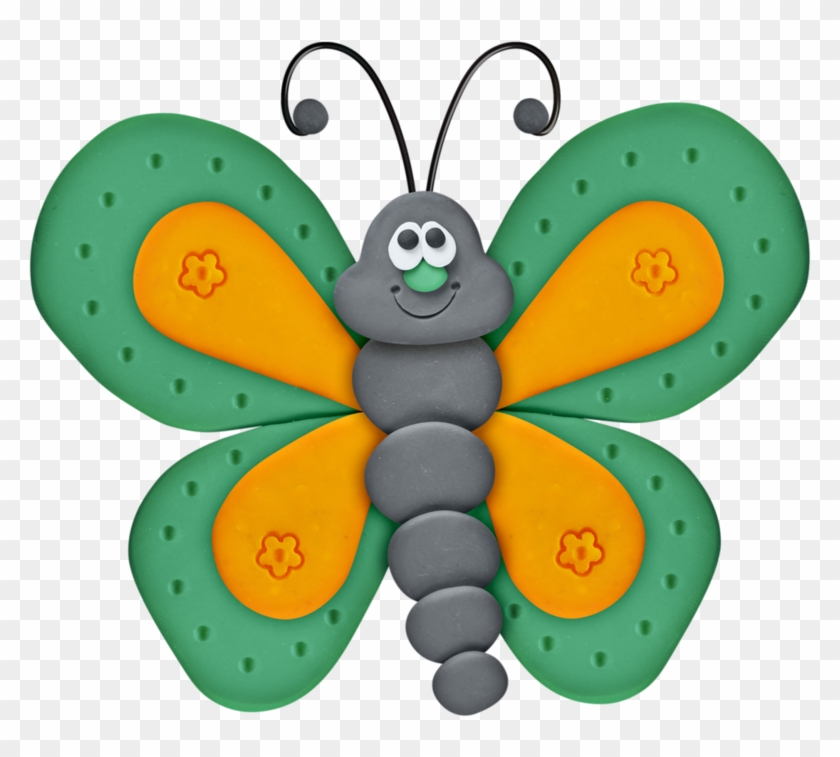 Butterfly Greenyellow - Butterfly Bug Clip Art #343449