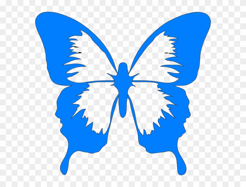 Butterfly Clip Art - Butterfly Black And White Clipart #343537