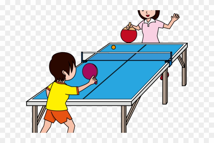 Table Tennis Cliparts - Play Table Tennis Clipart #343659