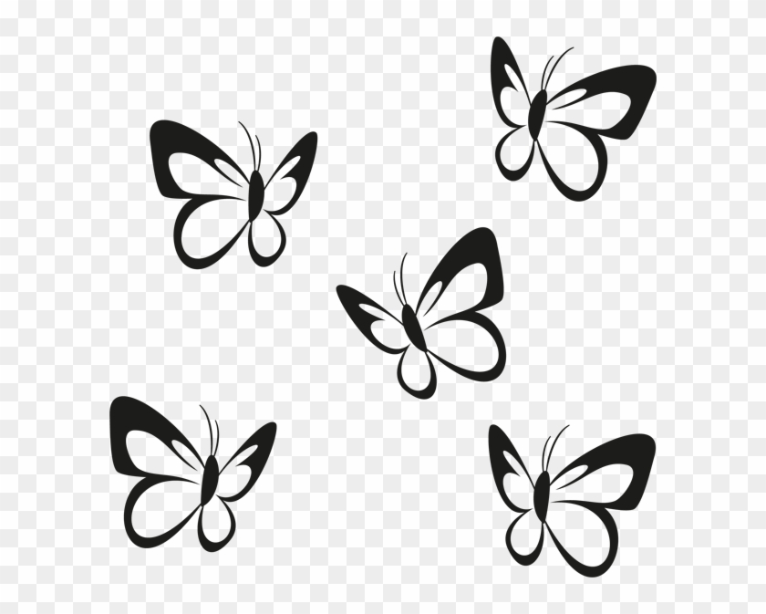 Butterfly Wall Decal Sticker Paper Partition Wall - Butterfly Wall Decal Sticker Paper Partition Wall #343664