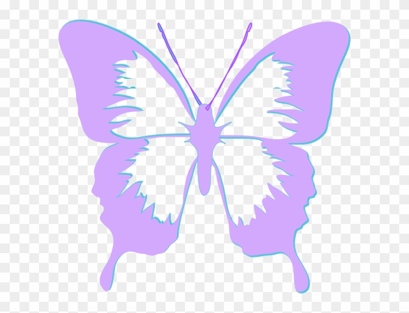 Butterfly Svg Clip Arts 600 X 563 Px - Butterfly Stencil #343662