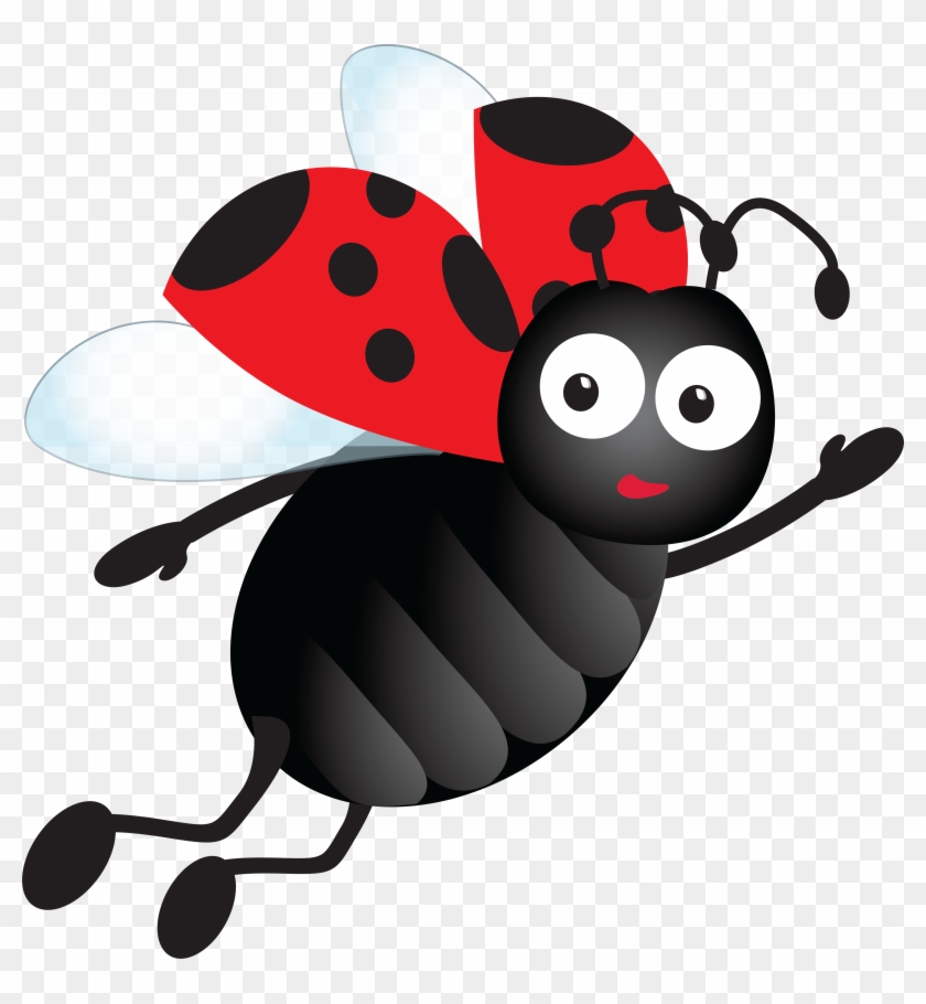 Ladybird - Lady Bird Flying Clip Art #343754