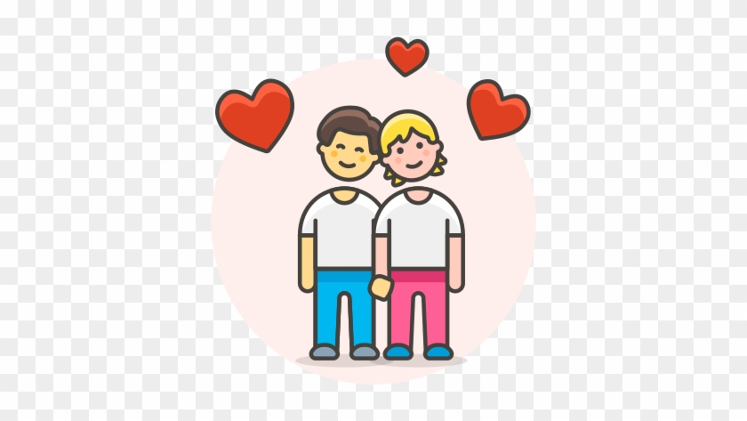 Paar, Gay, Kopf, Zu Symbol - Icon #343769