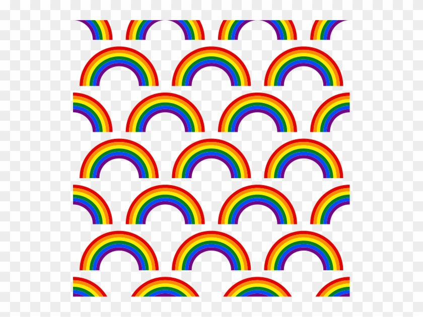 Seamless Pattern Rainbow Symbol In Lgbt Colors - Skittles Taste The Rainbow #343774