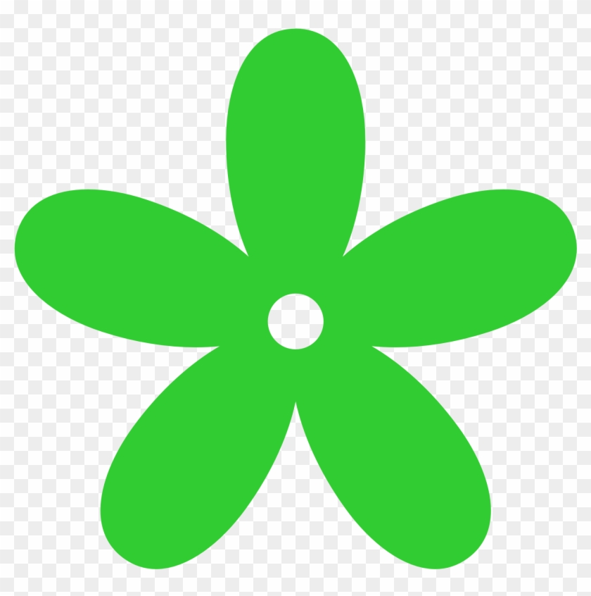 Green Butterfly Clip Art - Flower Clipart Png #343797