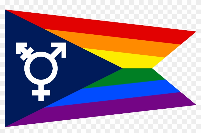 Lgbt Version Of The Ohio Flag In Honor Of Columbus - Transgender Day Of Remembrance 2016 #343841