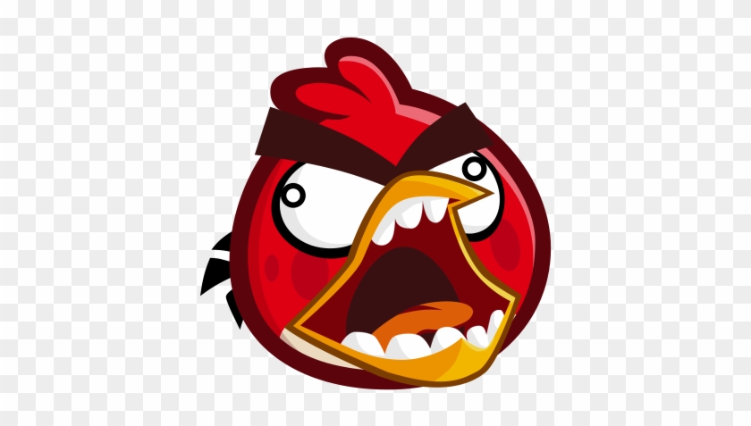 Angry Birds Blast Messages Sticker-3 - Angry Birds Blast Red #343858