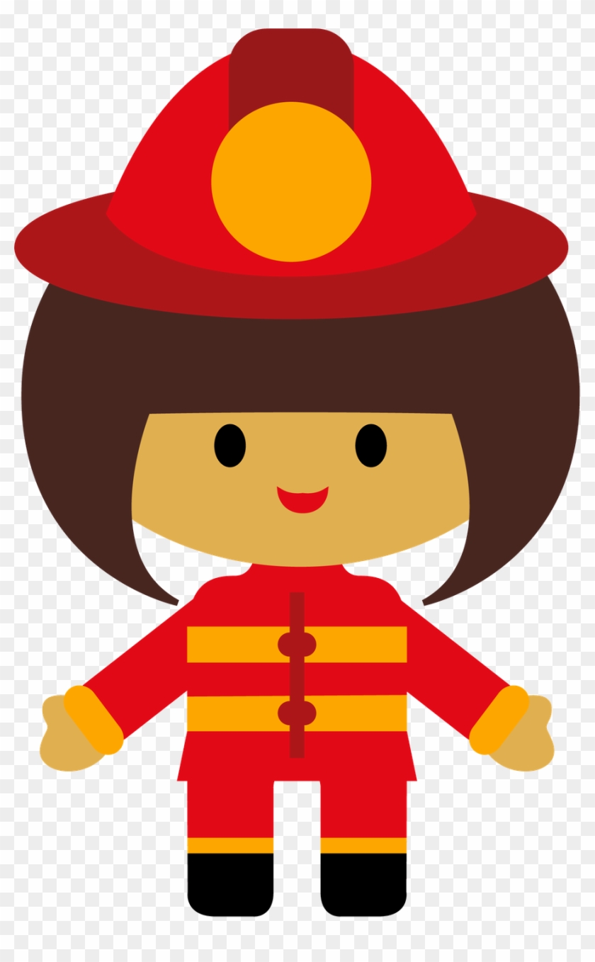 Bombeiros E Polícia - Clipart Bombeiro #343964