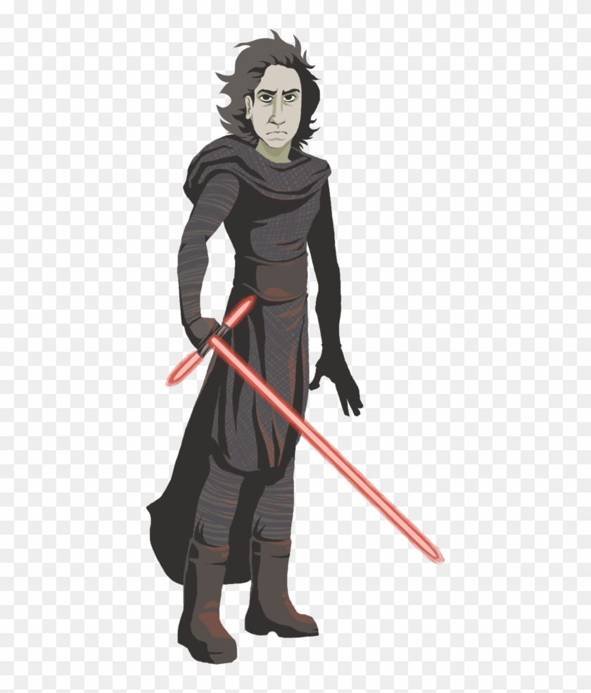 Kylo Ren By Kelpgull - Kylo Ren Drawing Without Mask #344015