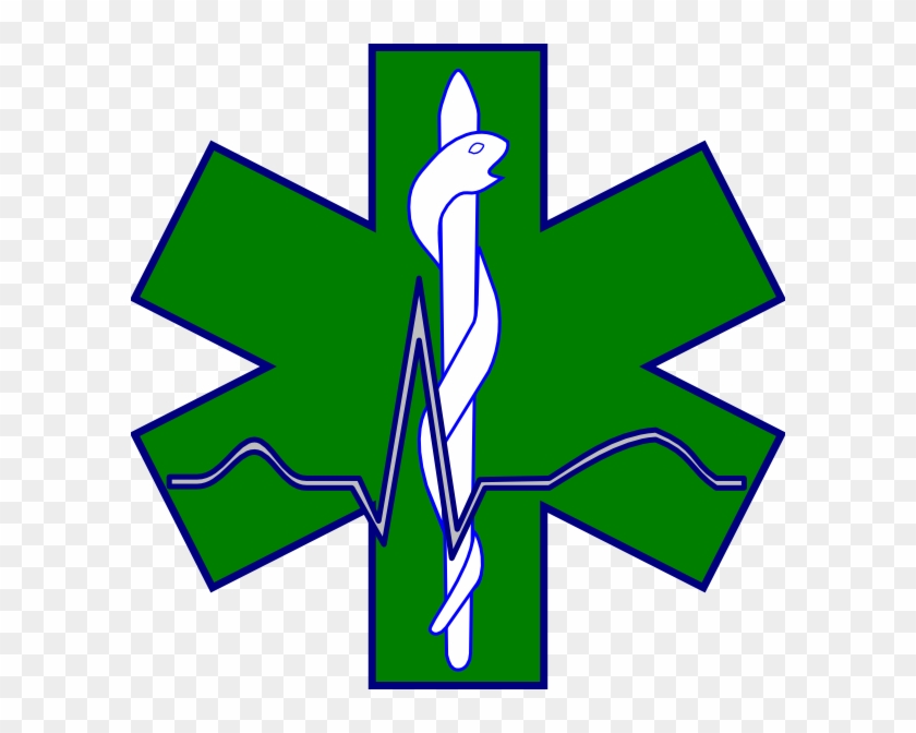 Emt Badge Clipart - Star Of Life Colorado Flag #344047