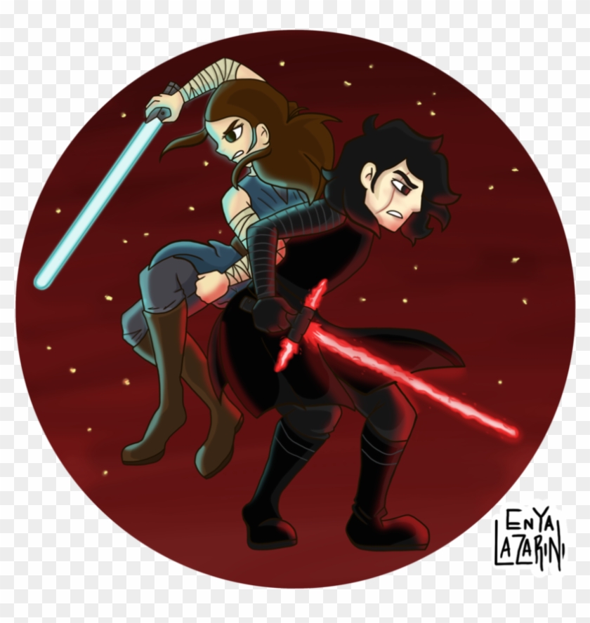 Kylo Ren And Rey By Enyalazarini - Jaiku #344061