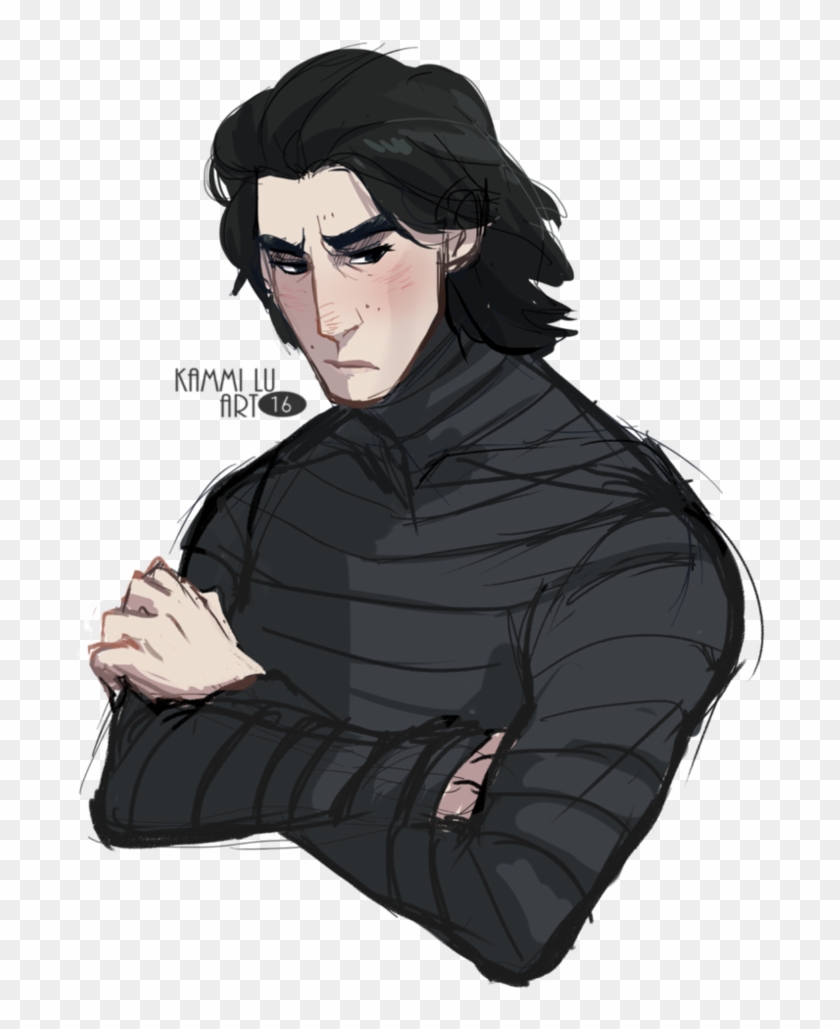 ~kylo Ren By Kammi-lu - Kylo Ren Drawing Without Mask #344063