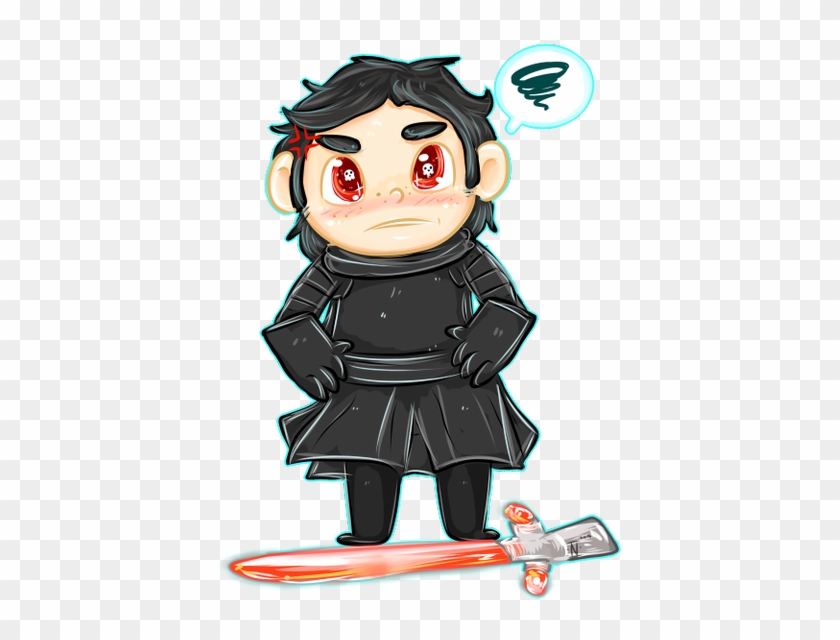 Kylo Ren Is A Grumpy Frumpy Face By Nenesheep - Cartoon #344138