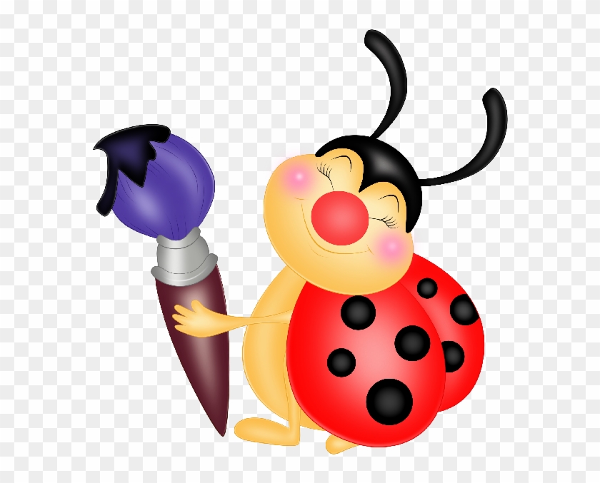 Ladybug Cartoon Insect Images Free To Copy For Your - Cute Painting Clipart #344148