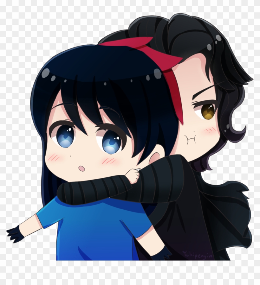 [at] Lexiax3- Oc Lexia And Kylo Ren By Yukipengin - Cartoon #344176