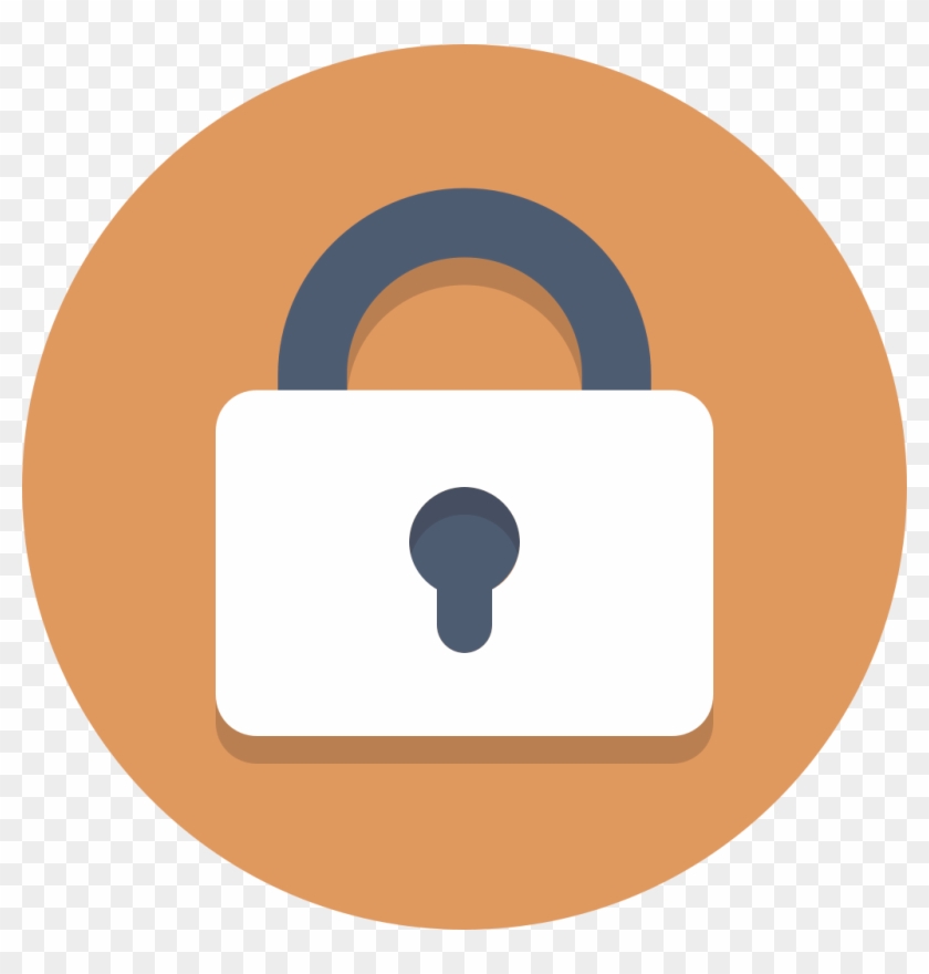 Privacy Policy - Lock Flat Icon Png #344190