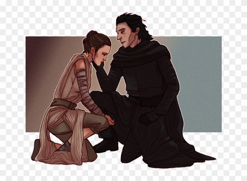 Rey And Kylo By Teq-uila - Ben Solo And Rey #344209
