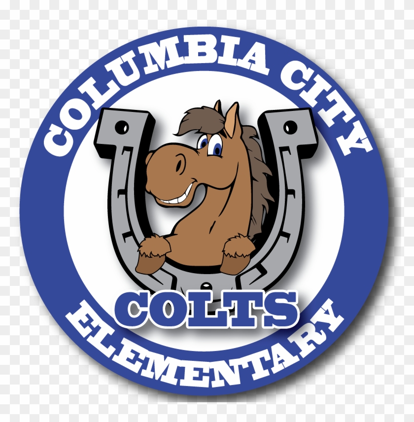 Colts Cartoon Circle - East Lincoln High School #344213
