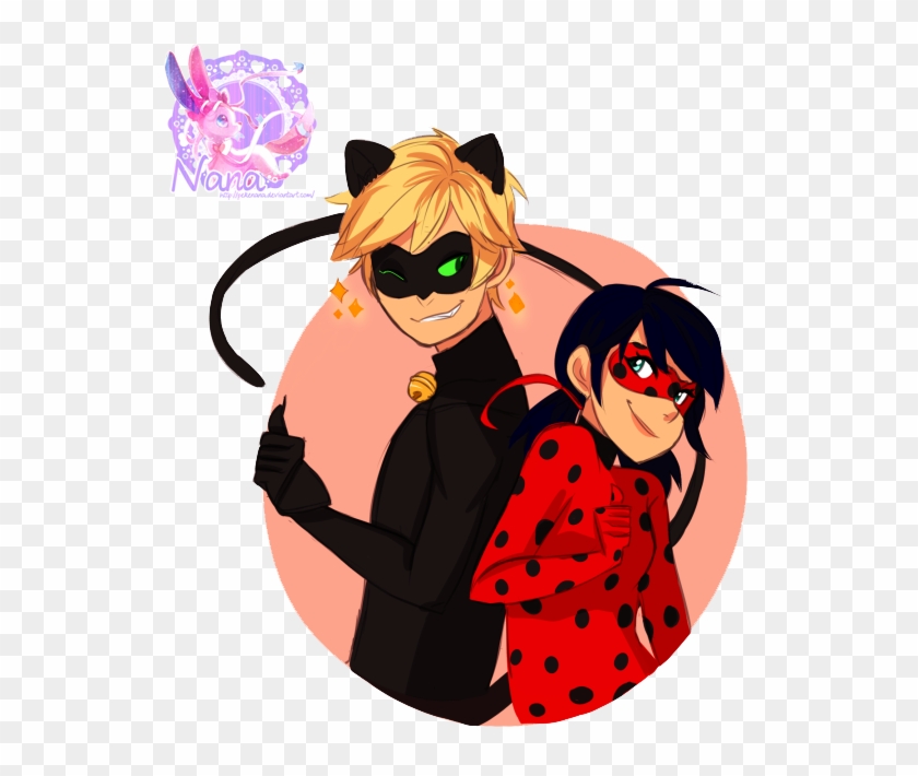 Miraculous Ladybug By Pekenana On Deviantart - Ladybug Y Chatnoir Imagenes Kawaiis #344289