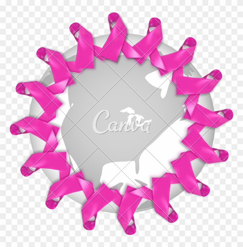 Breast Cancer Ribbons - Happy Diwali Clip Art #344296