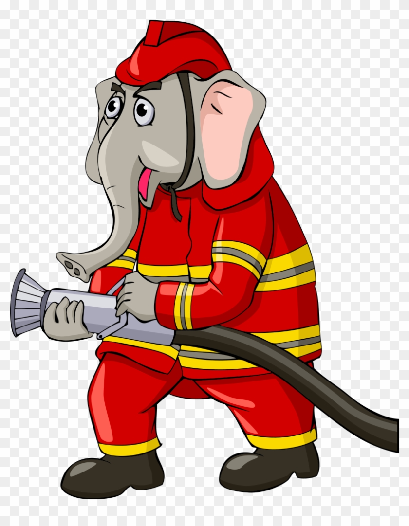 Firefighter Royalty-free Illustration - Firefighter Royalty-free Illustration #344320