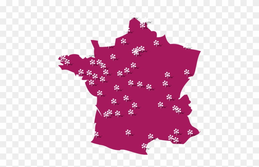 Carte Des Financements - Blank Map France Png #344339