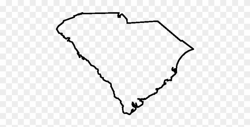 Best Photos Of South Carolina Silhouette - Outline Of South Carolina #344424