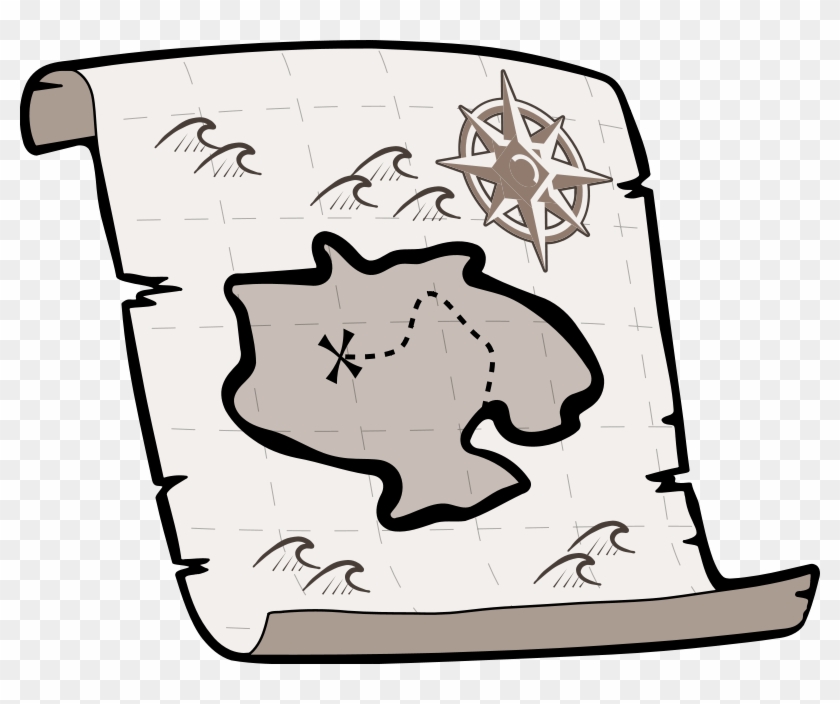 Treasure Map Clip Art Images Free For Commercial Use - Treasure Map #344433