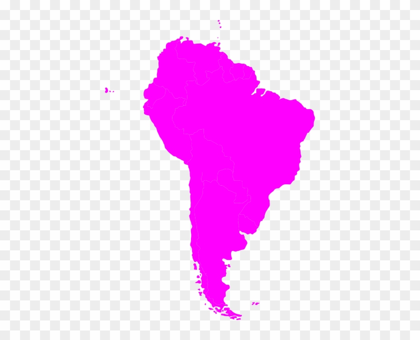 Montessori South America Continent Map Clip Art At - Montessori Map Of South America #344610