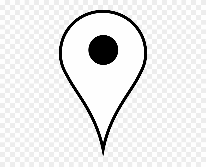 White Map Pin Png #344629