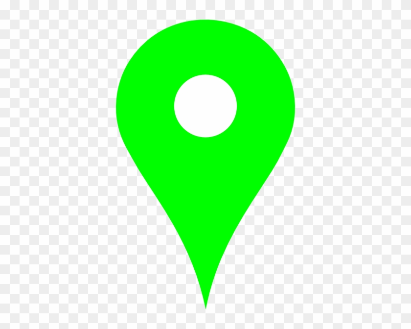 Map Pin - Green Map Pin Png #344647