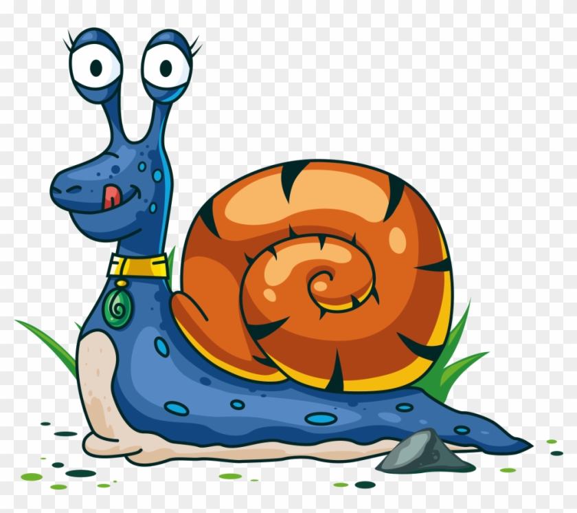 Euclidean Vector Snail Cartoon - Vector Graphics #344652