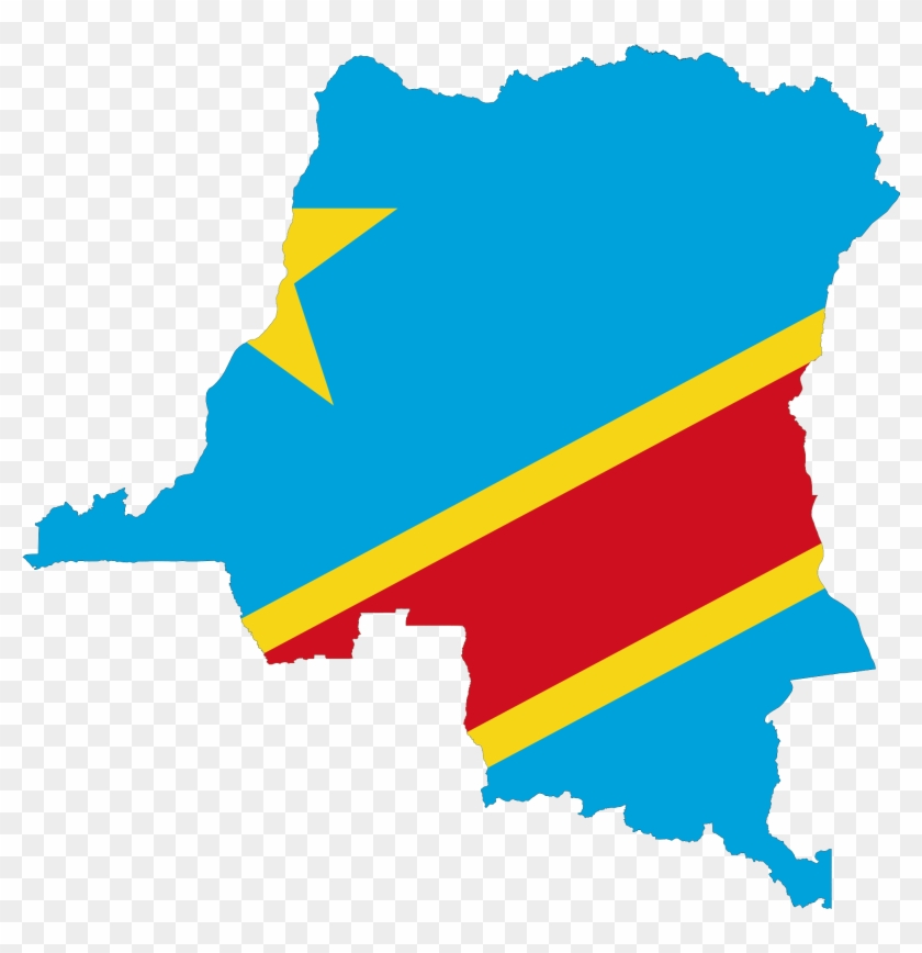 Democratic Republic Of Congo🔹♢ 🔹more Pins Like This - Democratic Republic Of Congo Flag Map #344696