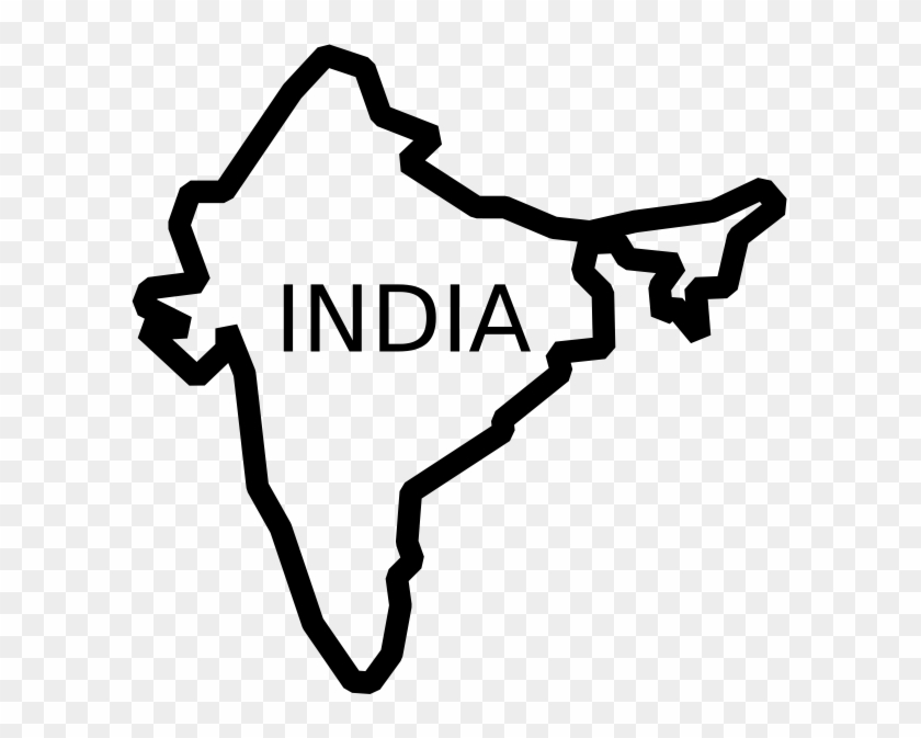 Simple Outline Of India #344775