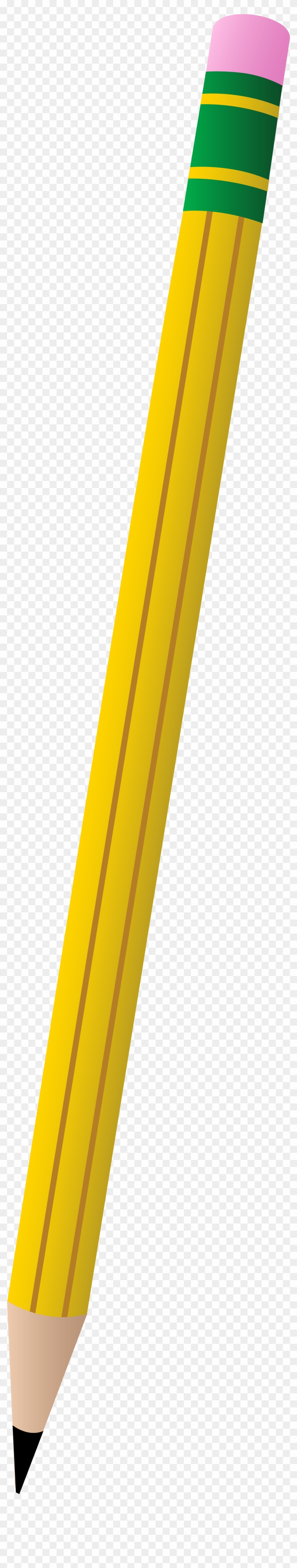 Clip Art Pencil - Yellow Number 2 Pencil #344802