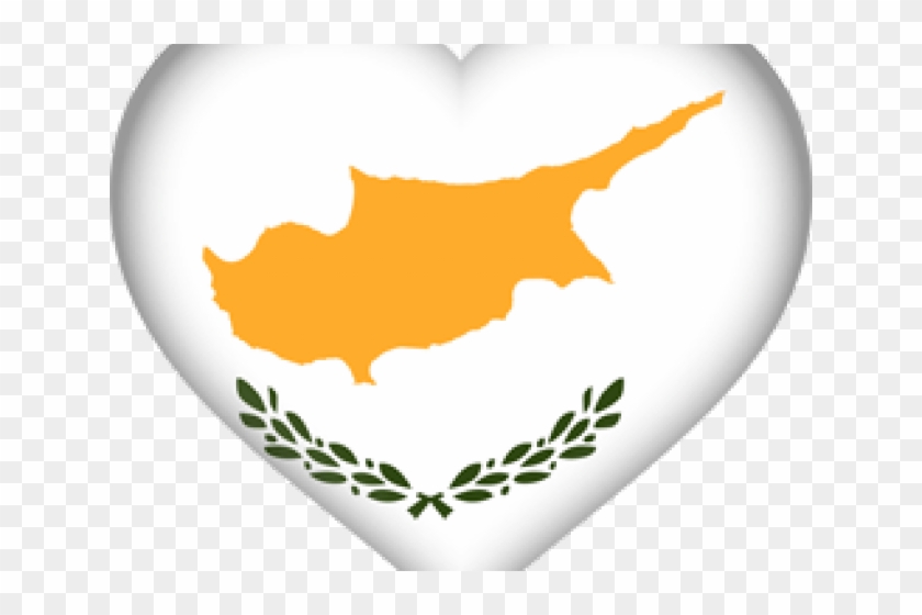 Cyprus Clipart Flag Clipart - Cyprus Flag Heart Png #344853
