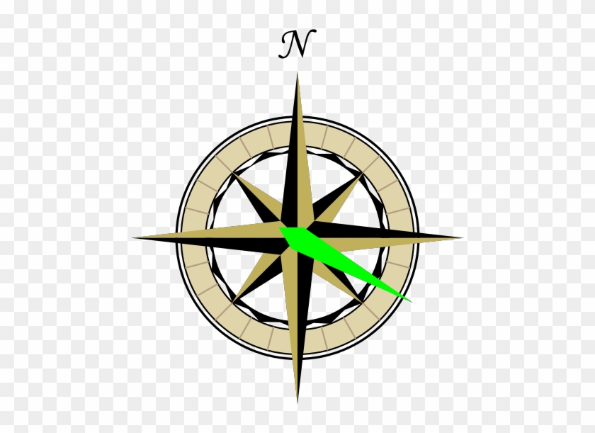 Compass Clipart Map 14 333×390 Pixels - Map Compass Rose Png #344855